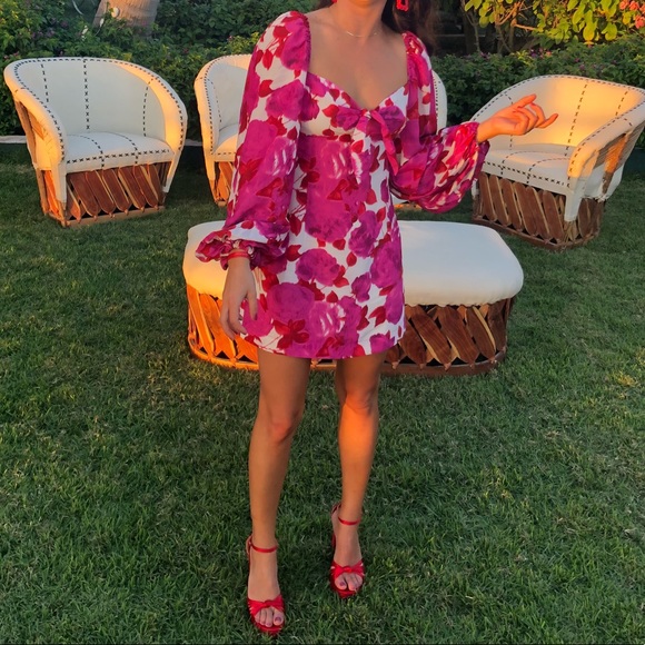 alice mccall lotus mini dress